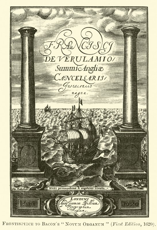 Frontispice du Novum Organum de Bacon - English School