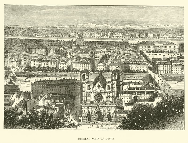 Vue générale de Lyon - English School