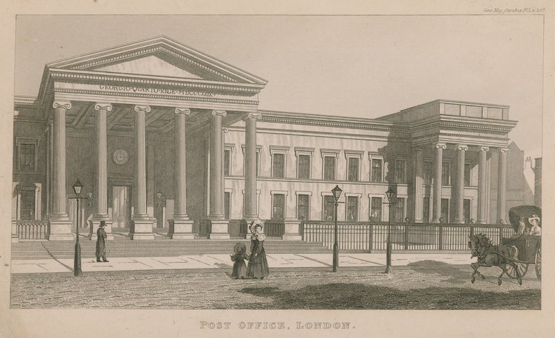 Vue générale du Bureau de Poste - English School