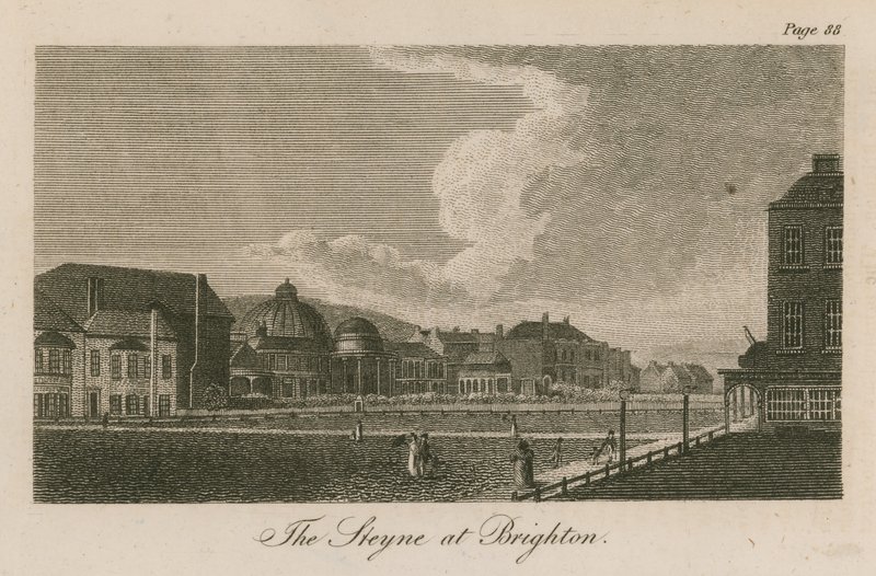 Vue générale du Steyne à Brighton - English School