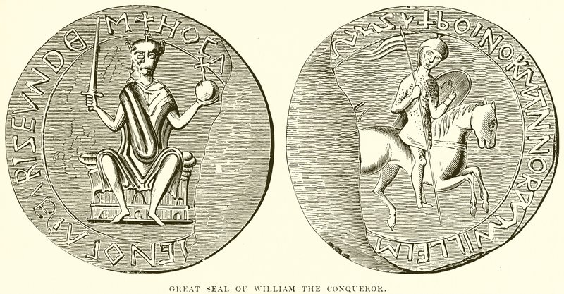 Grand sceau de Guillaume le Conquérant - English School