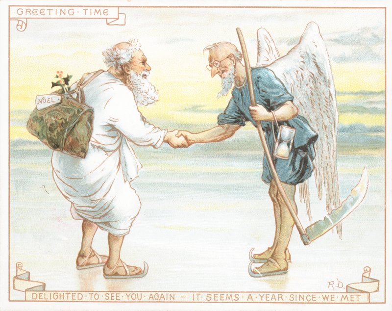 Temps de salutations, Carte de Noël - English School