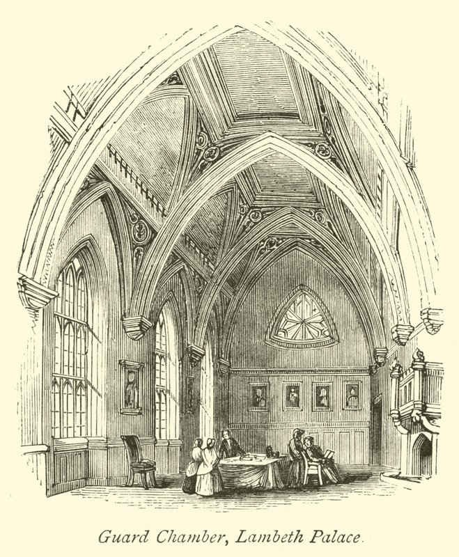 Chambre de garde, palais de Lambeth - English School