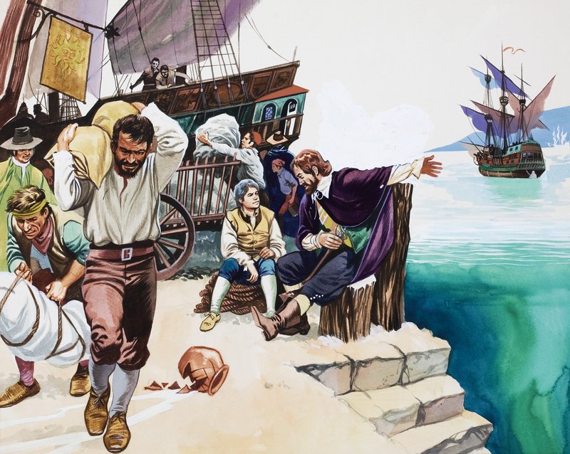 Scène de port - English School