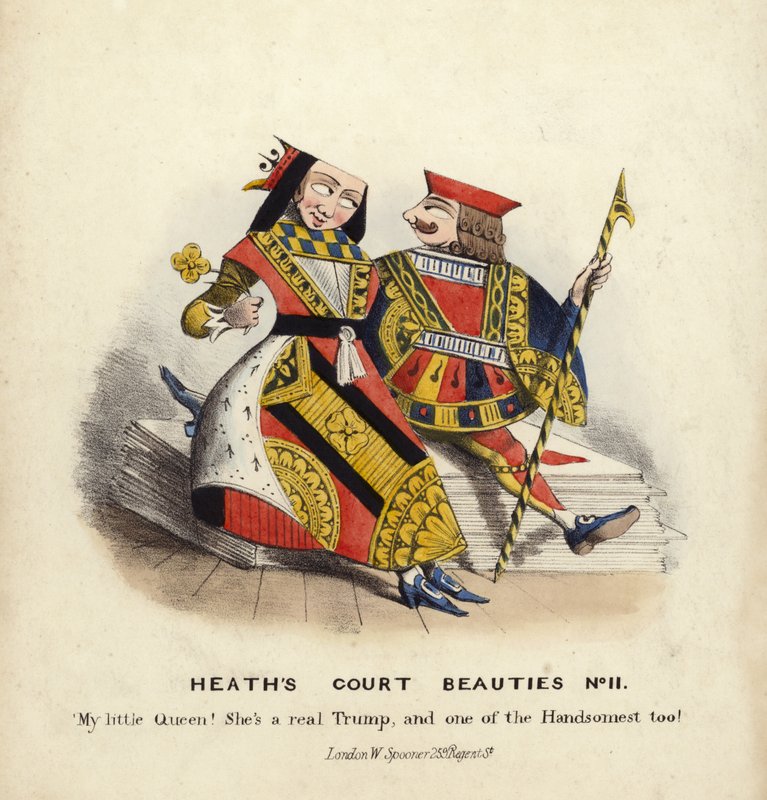 Beautés de la cour de Heath - English School