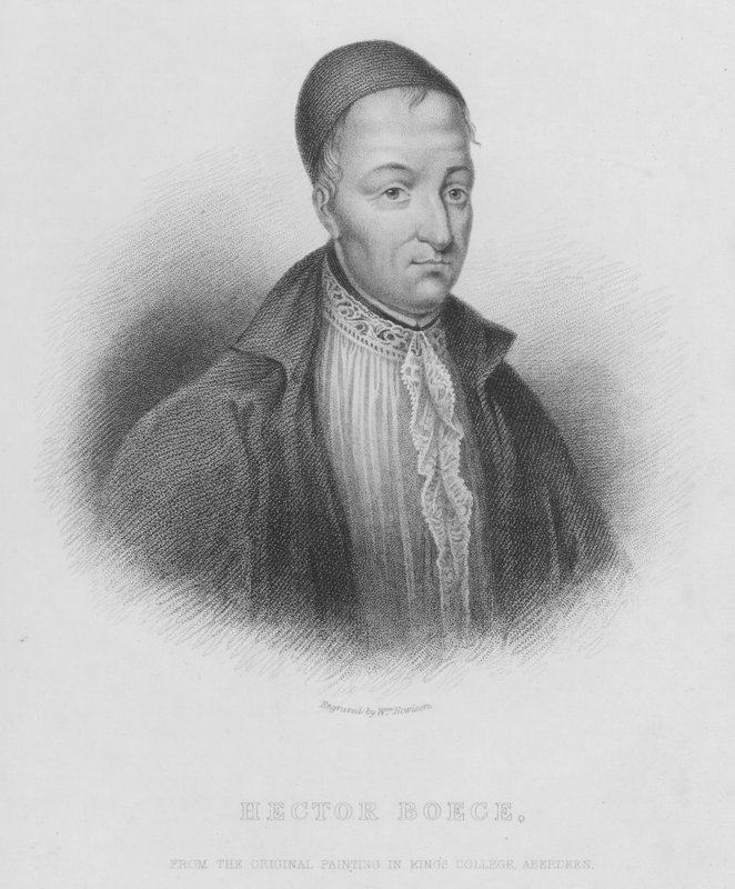 Hector Boece (gravure) - English School
