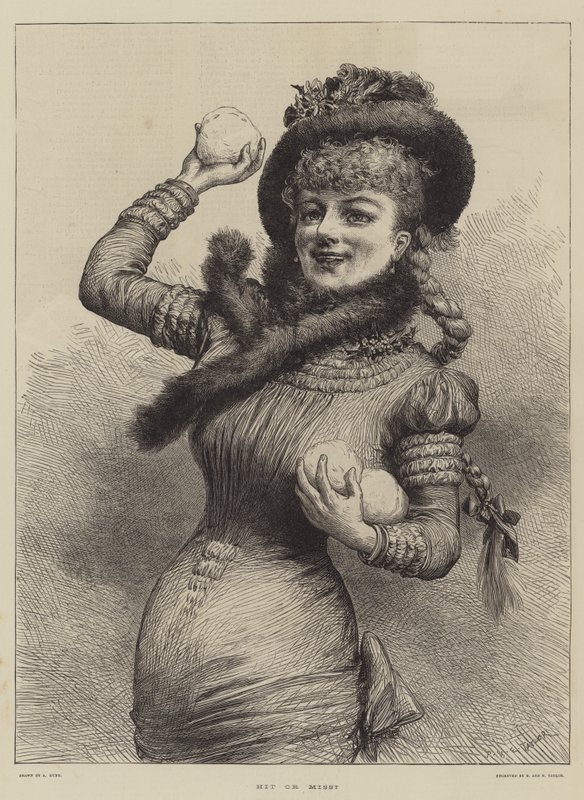 Touché ou raté ? (gravure) - English School