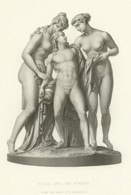 Hylas et les nymphes - English School