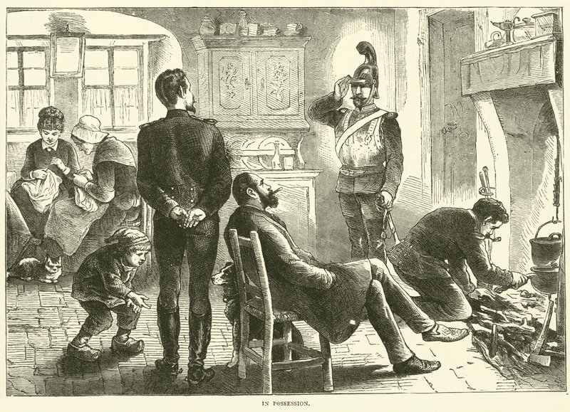 En possession, décembre 1870 - English School