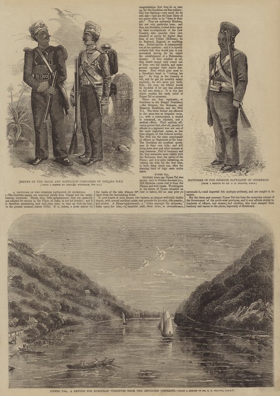 Rébellion indienne de 1857 (gravure) - English School