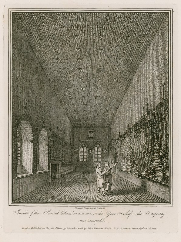Intérieur de la Chambre Peinte - English School