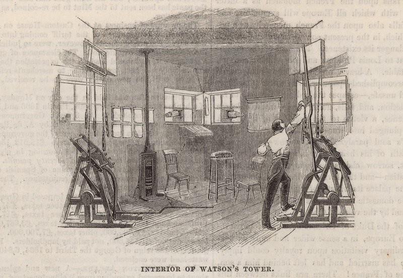 Intérieur de la tour de Watson - English School