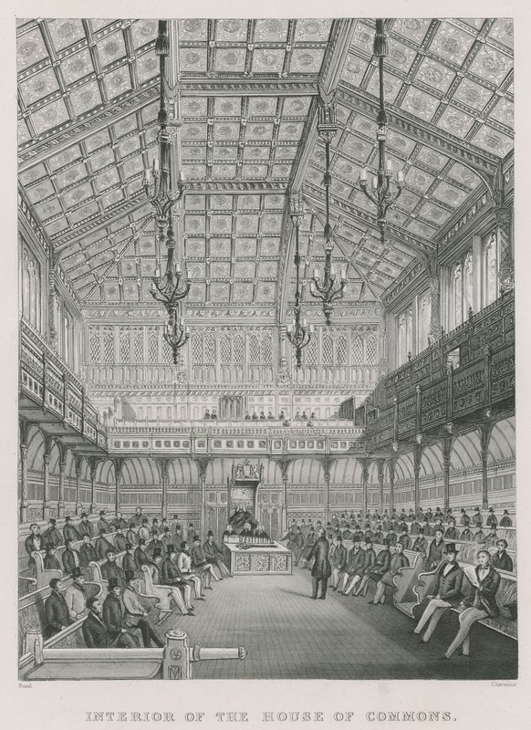 Intérieur de la Chambre des communes - English School