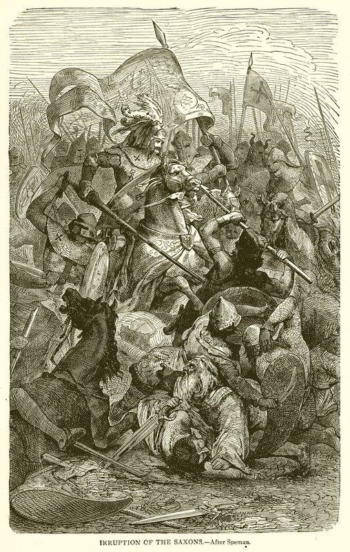 Irruption des Saxons - English School