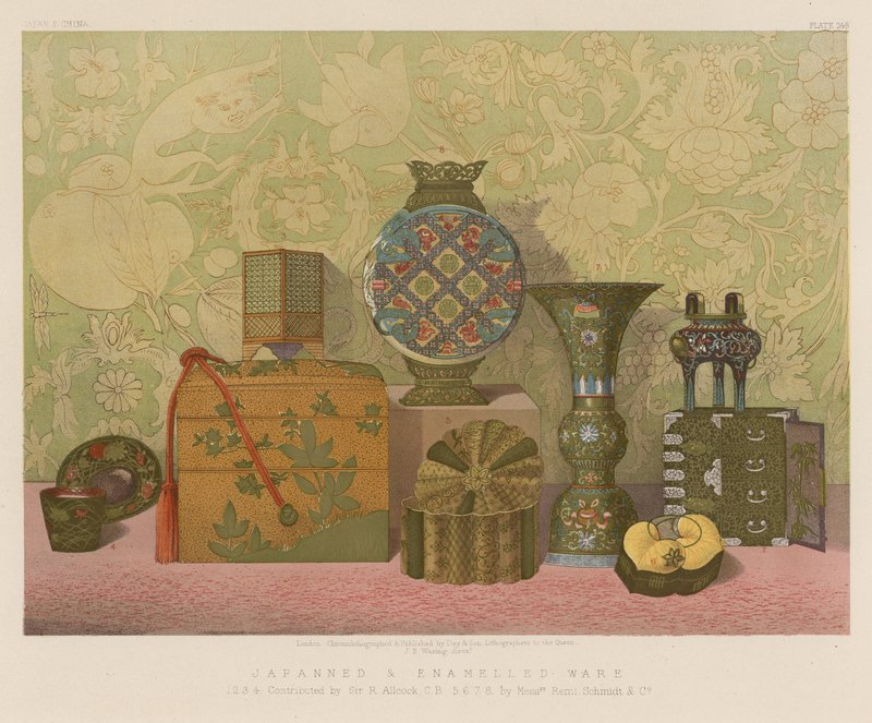 Articles laqués et émaillés - English School