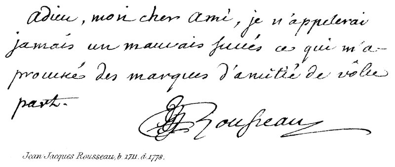 Jean-Jacques Rousseau - English School