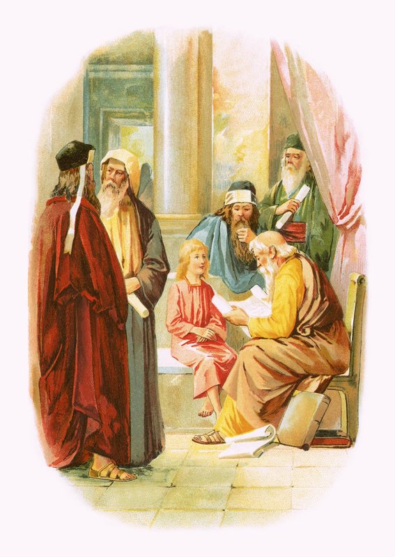 Jésus dans le temple - English School