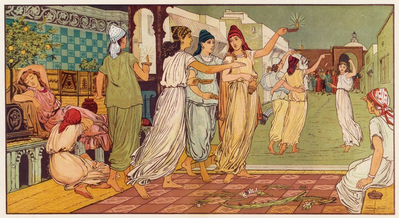 Les Paraboles de Jésus : Les Dix Vierges - English School