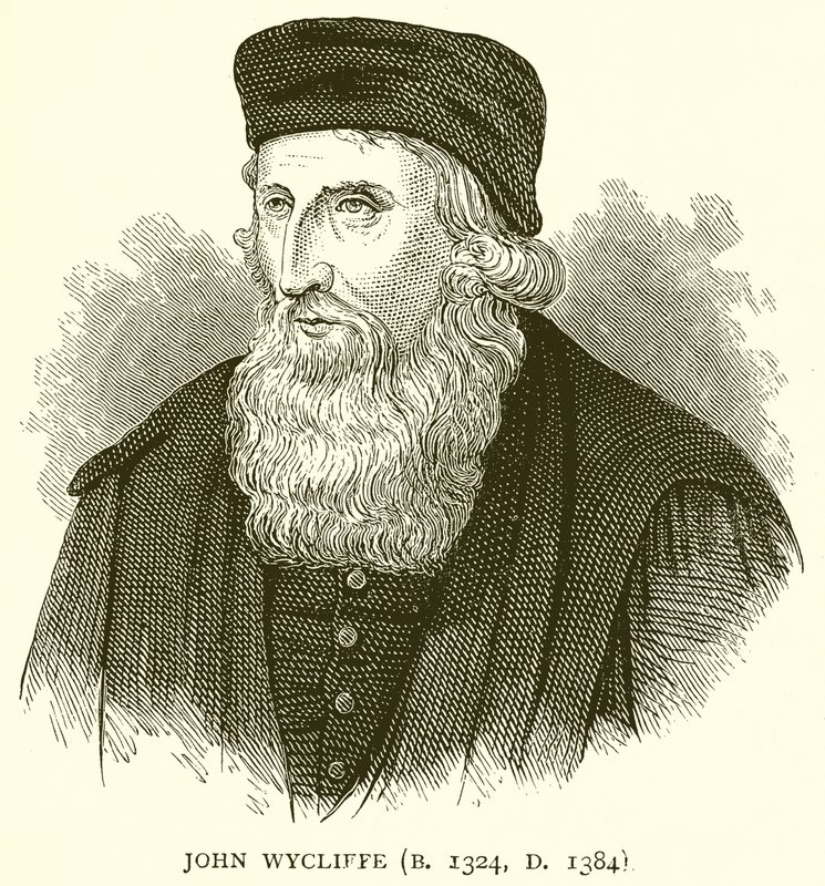John Wycliffe (Né en 1324, Décédé en 1384) - English School