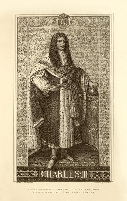 Roi Charles II - English School