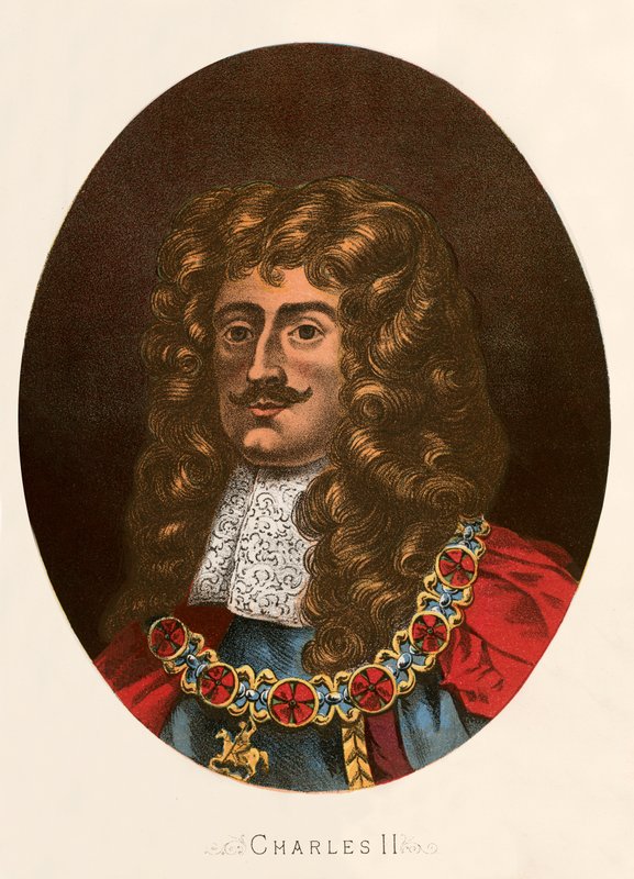 Le roi Charles II - English School