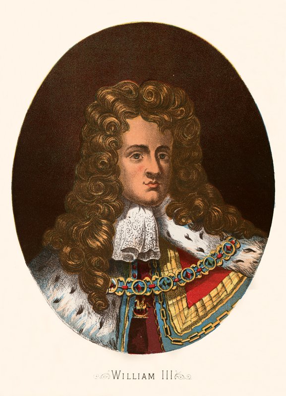 Le roi Guillaume III - English School