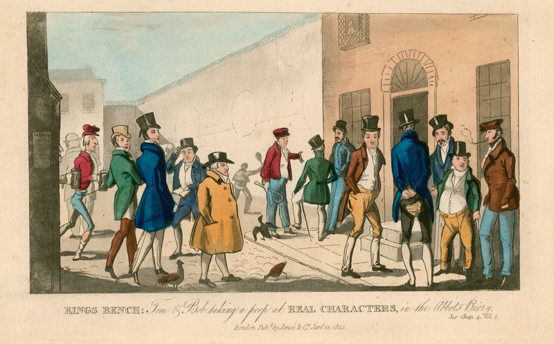 Kings Bench. 1822 - English School
