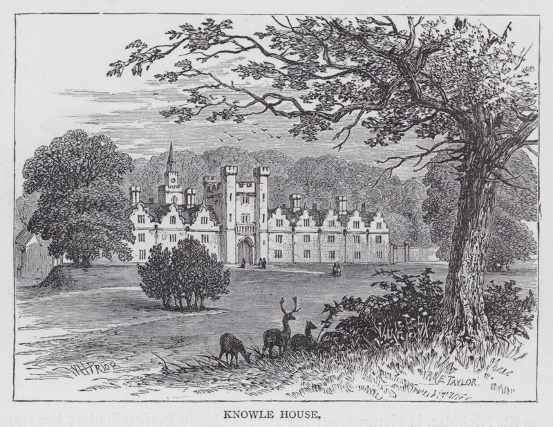 Maison Knowle (gravure) - English School