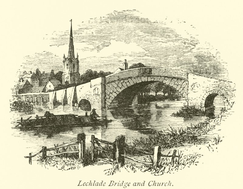 Pont et Église de Lechlade - English School