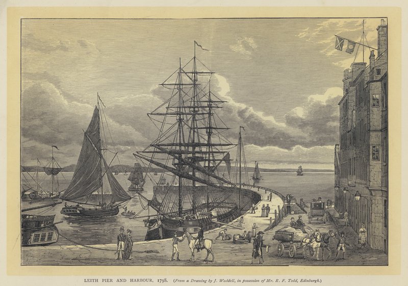 Quai et port de Leith - English School