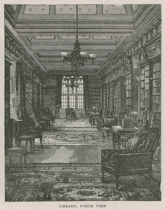 Bibliothèque, vue nord, Holland House - English School
