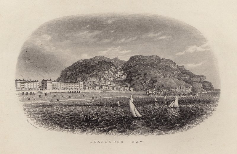 Baie de Llandudno (gravure) - English School