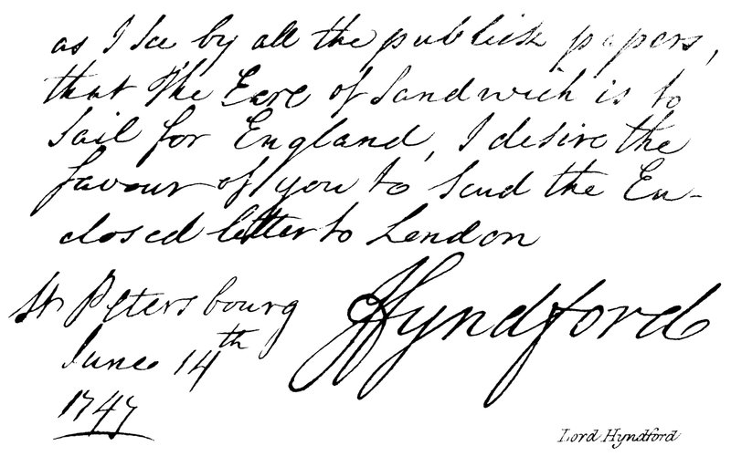 Lord Hyndford - English School