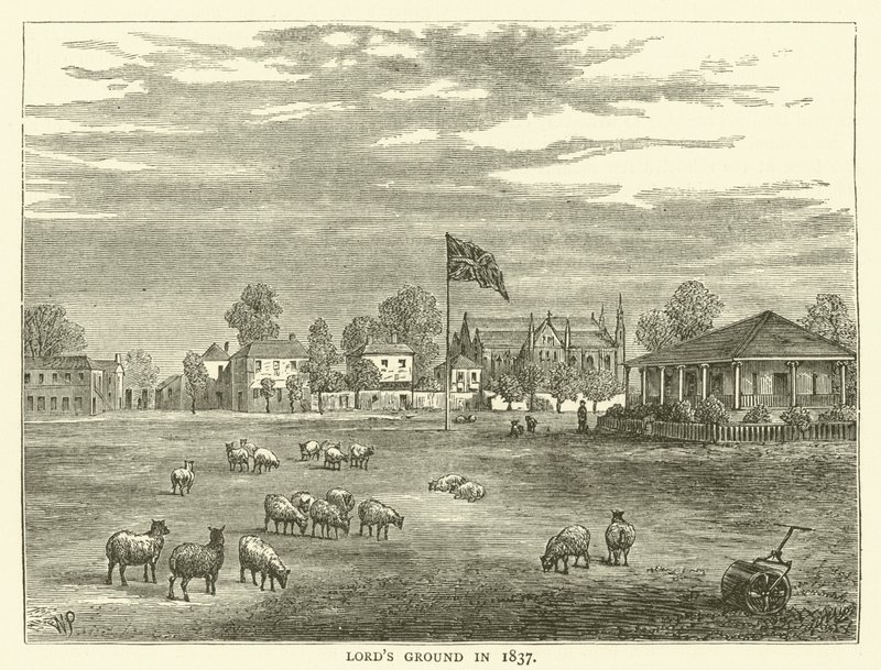Le terrain de Lord en 1837 - English School