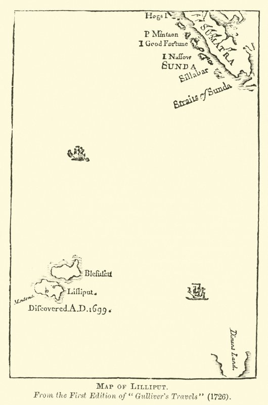 Carte de Lilliput - English School