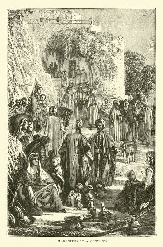Maronites dans un couvent - English School