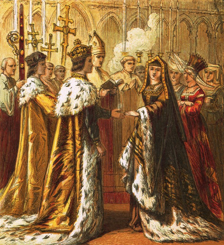 Mariage de Henri VII - English School