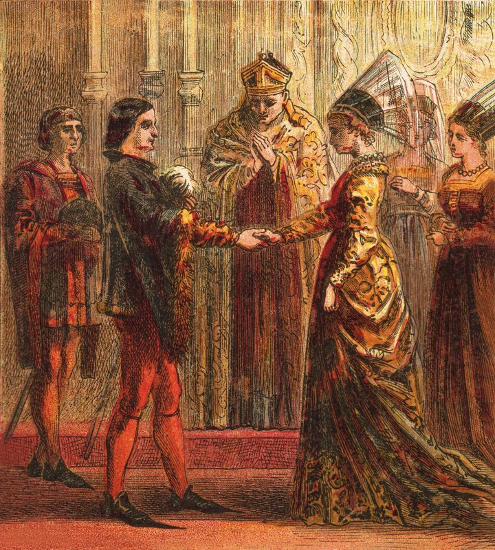 Mariage de Henri V - English School