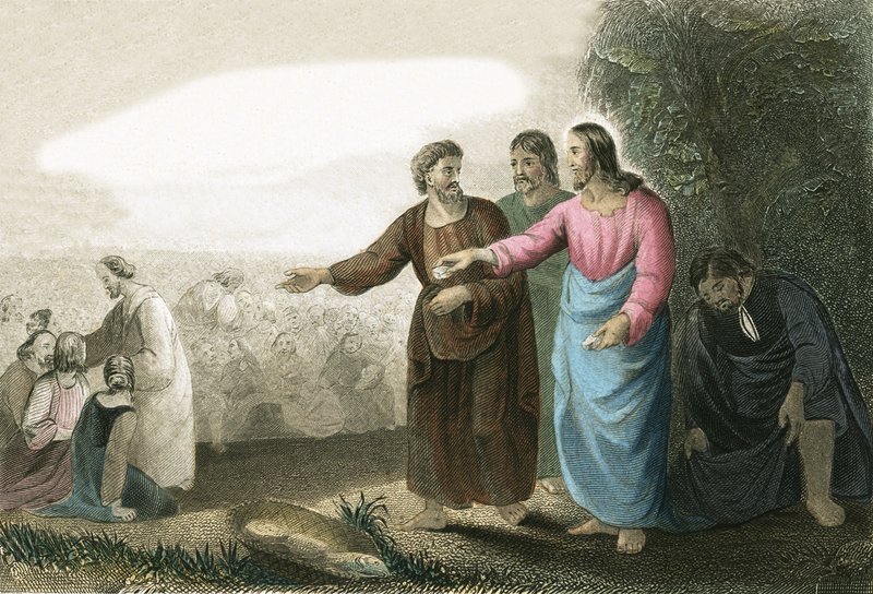 Le miracle des pains et des poissons - English School