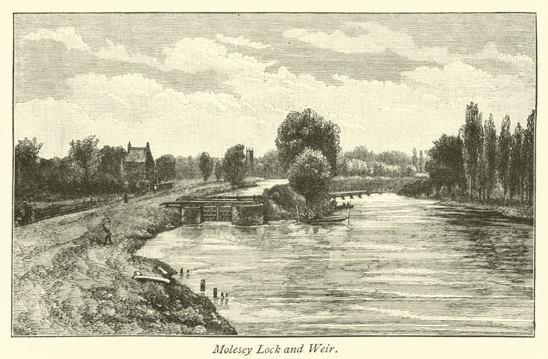 Écluse et Déversoir de Molesey - English School