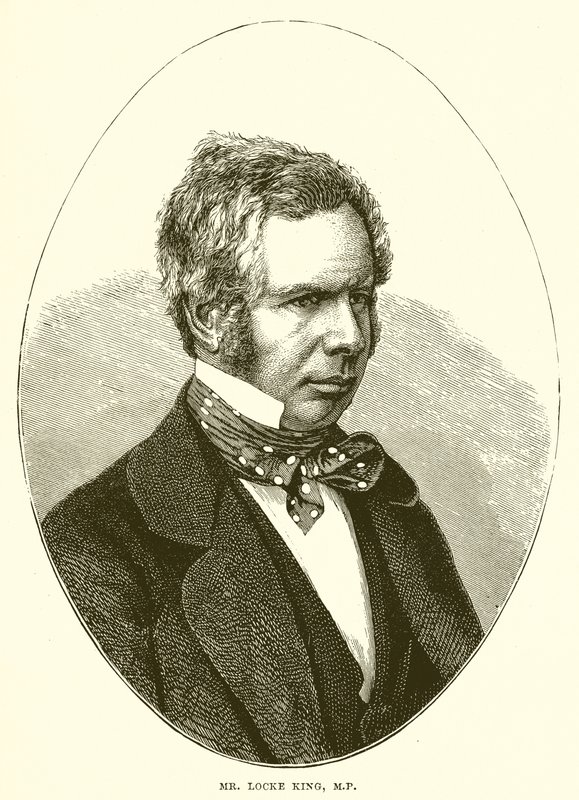 M. Locke King, M.P. - English School
