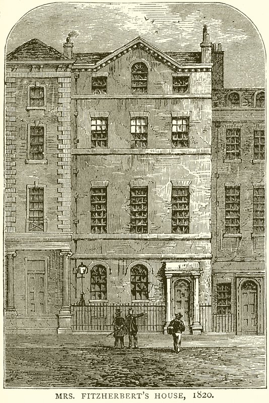 Maison de Mrs. Fitzherbert, 1820 - English School