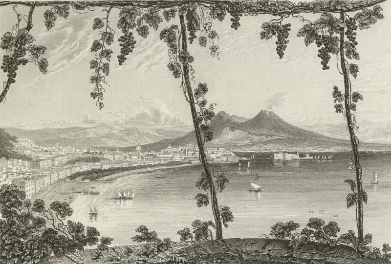 Naples, vue de l