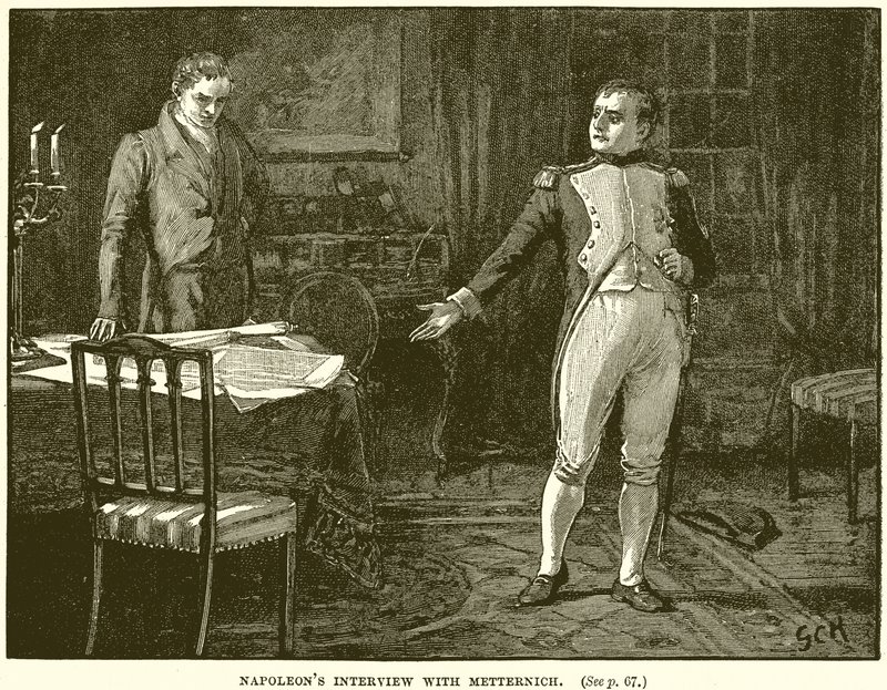 Entrevue de Napoléon avec Metternich - English School