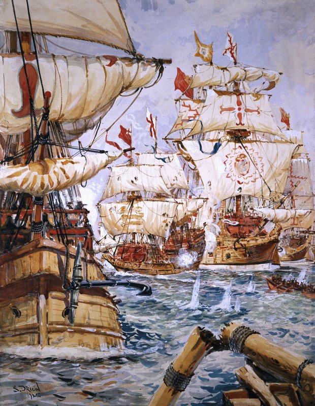 Engagement naval - English School