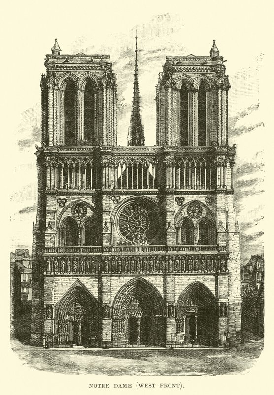 Notre-Dame, façade ouest - English School