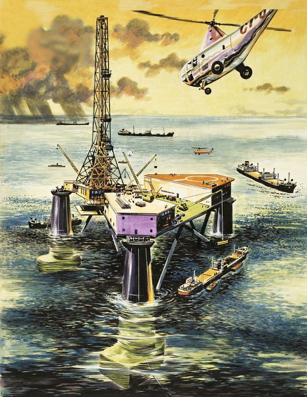 Plateforme pétrolière - English School