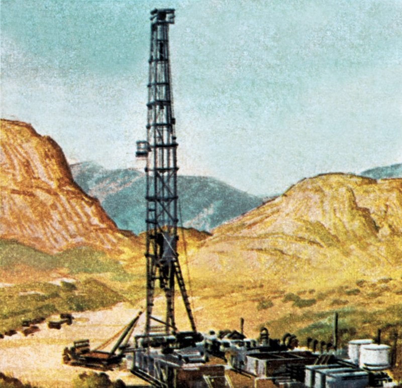 Plateforme de forage pétrolier - English School