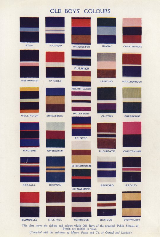 Couleurs des Vieux Garçons - English School