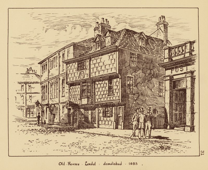 Vieilles maisons, Lendal, démolies - English School